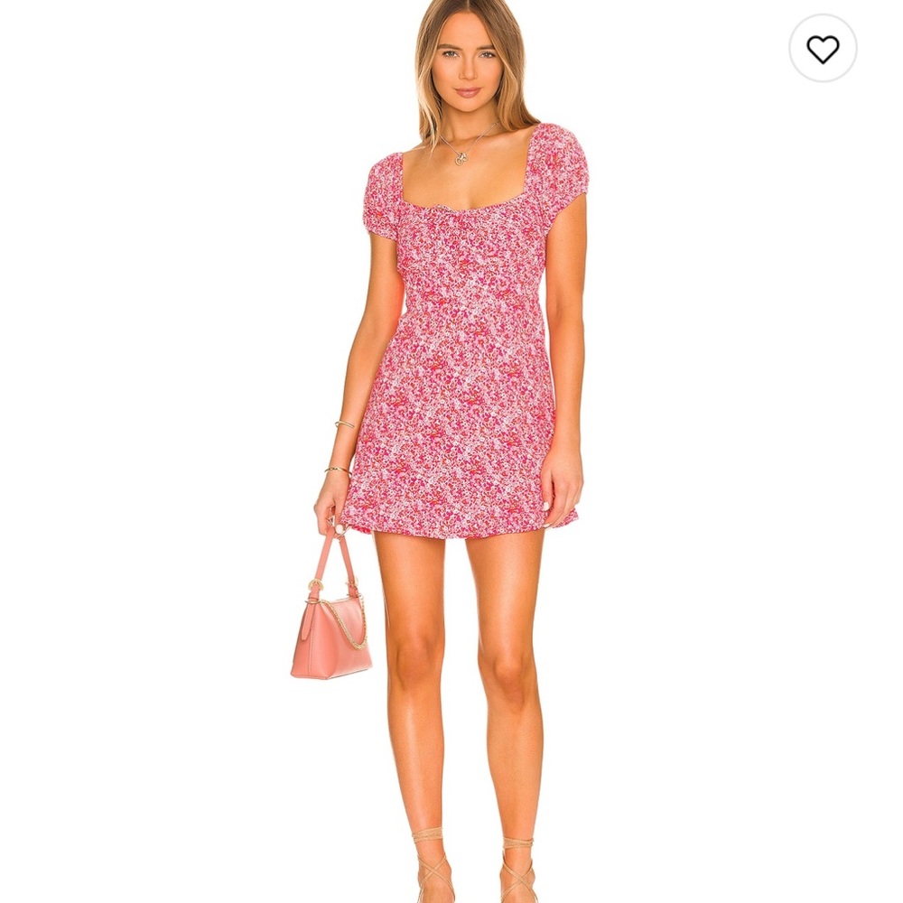 Lovita Mini Dress in Almona Floral Print - size 4